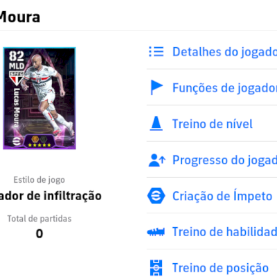 Conta Efootball com Lucas Moura 104