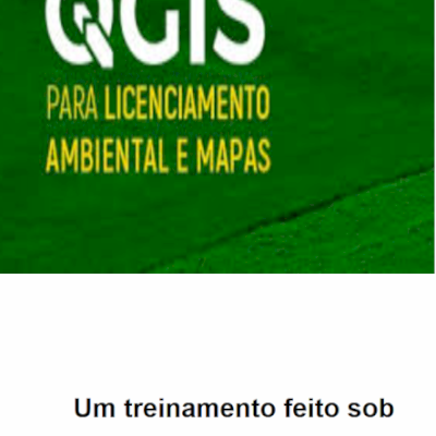 Curso - Mapas Para Licenciamento Ambiental