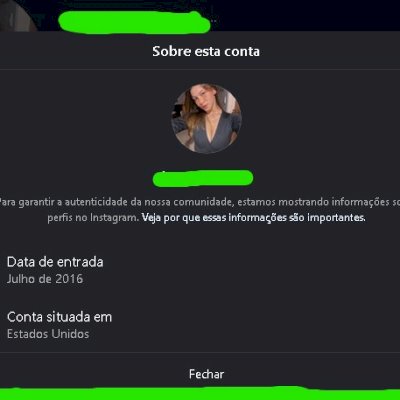 Insta de 2016, Com +1.100 Seguidores