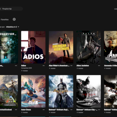 Conta EPIC GAMES com vários jogos! 130 jogos.