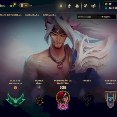 Conta Exclusiva de League of Legends – Todos os Campeões, 190 Skins, Esmeralda 3