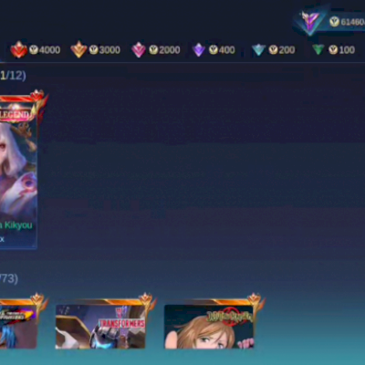 Conta com Legend da Lunox e +