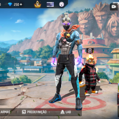 Conta de Free Fire antiga gemada com angelicais