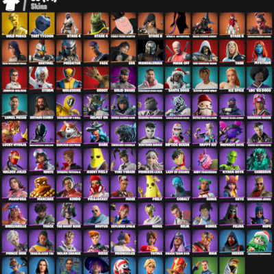 CONTA COM MIDAS, PASSE DA MARVEL, PASSES ANTIGOS E VARIAS SKINS E PICARETAS BOAS