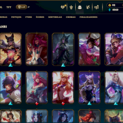Conta de LoL e Valorant com muitas skins, e itens exclusivos, para sair rápido!
