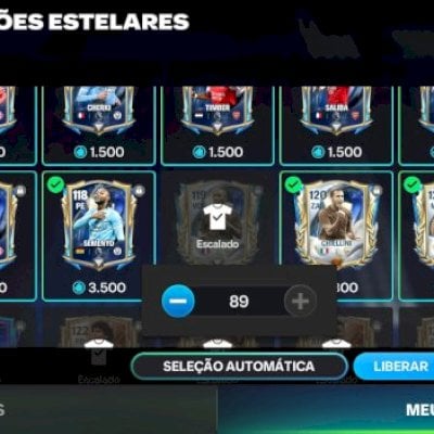 Com 24.000 FC PONTS com todas as cartas metas do jogo e (OVR)124 máximo vendo
