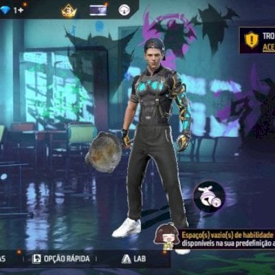 CONTA ANTIGA FF ITENS RAROS✅️