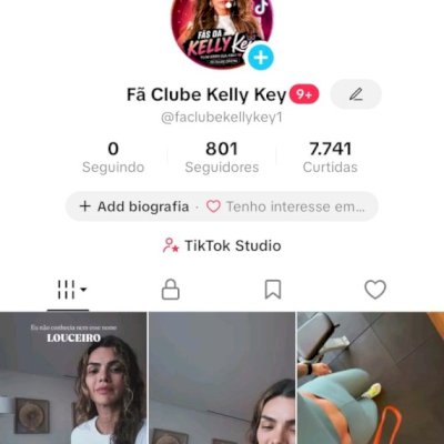 Vendo conta do tik Tok engajada