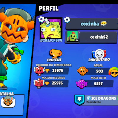 Conta de brawl stars gemada