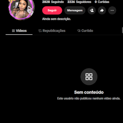 CONTA COM 2K DE SEGUIDORES