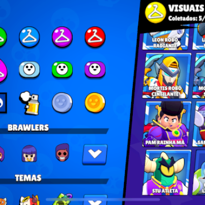 Conta Braw Stars, Mestre 2 vezes, lendário 5 vezes, 40k troféus,EX TOP 1 COLT Br