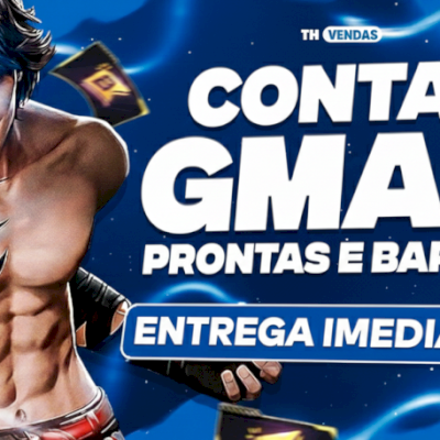 PROMOÇÃO Contas Gmail BARATAS prontas p/ tudo IP brasileiro