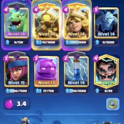 CONTA CLASH ROYALE QUASE MAXADA 8598 TROFÉUS