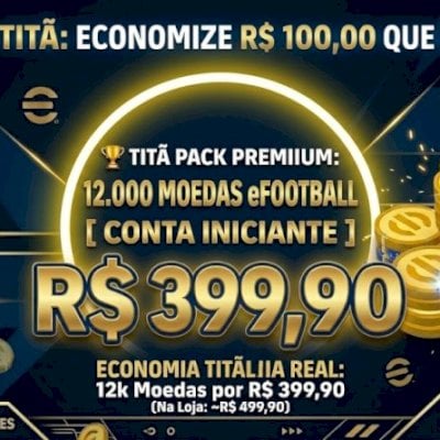 Efootball mobile contas