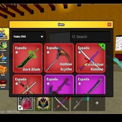 Conta blox Fruit