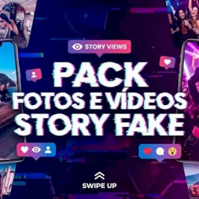 📸 PACK STORY FAKE PREMIUM: Fotos e Vídeos Reais para Repostar | Engaje Muito!