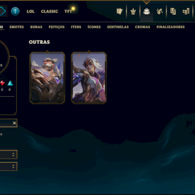 Mestre com 95 Champs e 57 Skins ( 292 PDL )