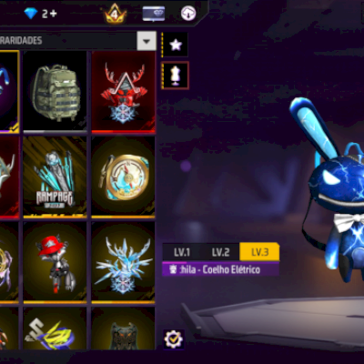 Conta Free Fire Turbinada