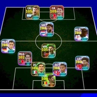 mbl/pack Port. CR7 105, musiala105, aguero, depay, madueke, rafa marquez e +++
