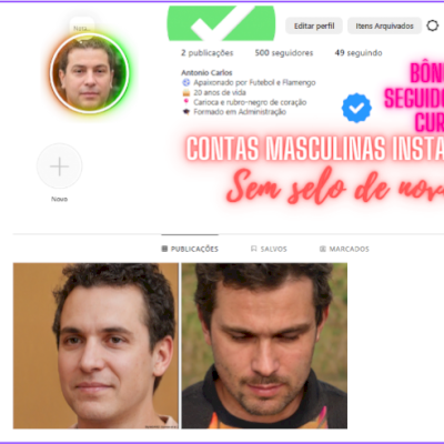 [PROMOÇÃO] 👨‍⚕️ PERFIL MASCULINO INSTAGRAM👨‍⚕️ (MAIS BARATO E MELHOR AVALIADO)