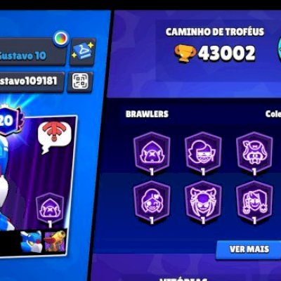 43K TROFÉUS + 91 BRAWLERS + SKINS RARAS