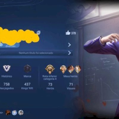 VENDO MINHA CONTA DE HONOR OF KINGS