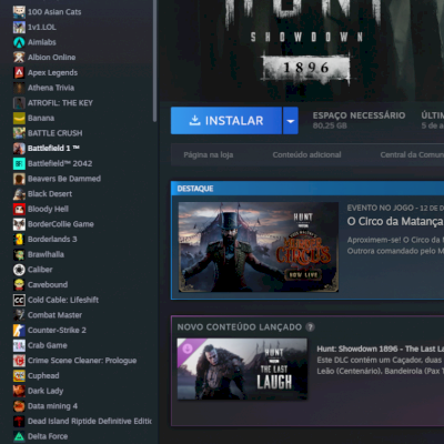 [50%OFF] Conta Steam R$800 gastos com diversos jogos