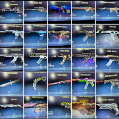 Conta valorant nível 333 com skins