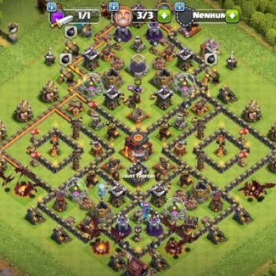 VENDO 3 CONTAS COC CV7, CV10 E CV13 TODAS BEM UPADAS