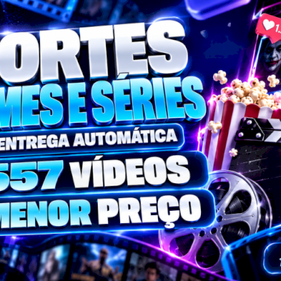 557 Cortes de Filmes e Séries | Envio Imediato