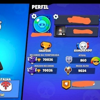 Conta brawl stars mestre+70k troféus+2020