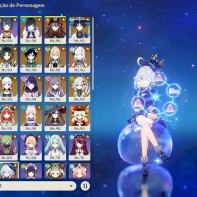 Conta Genshin AR 60 + Honkai Star Rail (início)