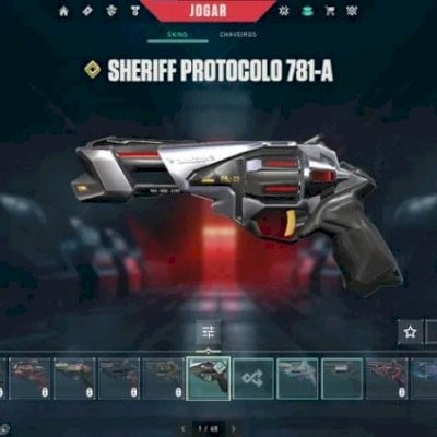 Conta de valorant com 3 skins de vandal e duas de Phantom!!