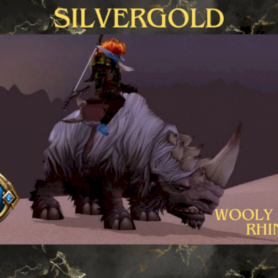 Rinoceronte Branco Lanoso WOW