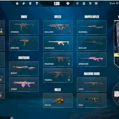 CONTA VALORANT - 2 SKINS