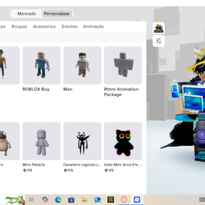 conta de roblox