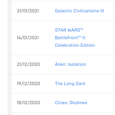 Conta Epic Games 20 jogos