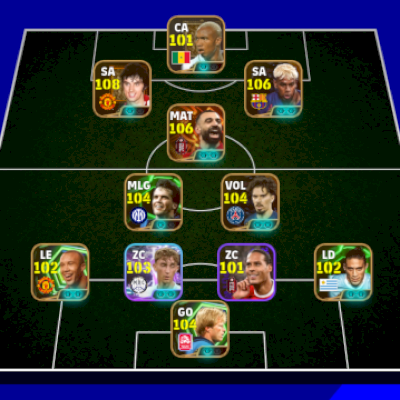 Conta efootball | time 3192 força, yamal 108, Salah 108, George best 108