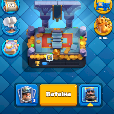 Conta de Clash Royale (6000 troféus) e de Brawl stars (16k de troféus)