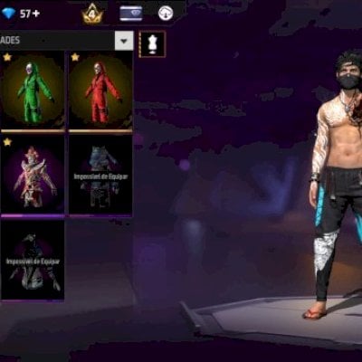 Conta gemada de Free Fire