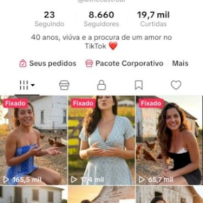 Conta TikTok com 5k de seguidores reais !