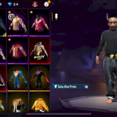 CONTA SUPER RARA DE FREE FIRE