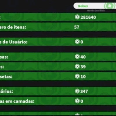 AVALIADA EM 281 MIL ROBUX