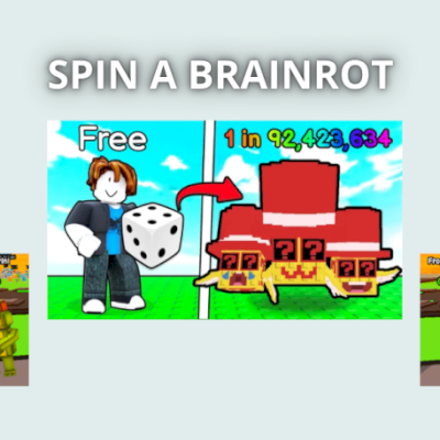 ROBLOX - SPIN A BRAINROT - Brainrots RAROS e BARATOS