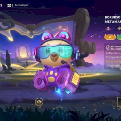 Conta com muitas skins e 2 companheiros raros