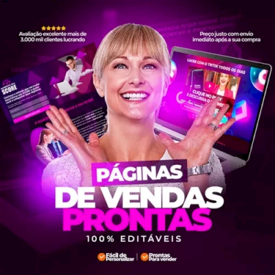 +677 Páginas De Vendas Prontas Alta Conversão