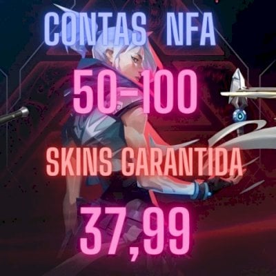 VALORANT - CONTA {NFA}  (50-100 SKINS GARANTIDAS)