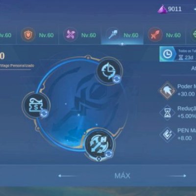 [PRONTA PRA JOGAR] CONTA MLBB EMBLEMAS FULL 60/60 + SKINS | Ano 2018