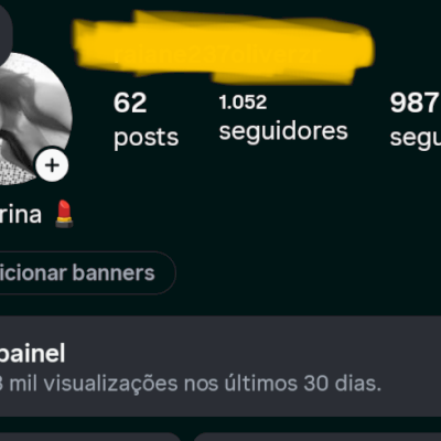 Conta de Instagram Orgânica - 1k+ Seguidores (Reels com ótimas visualizações! 🚀