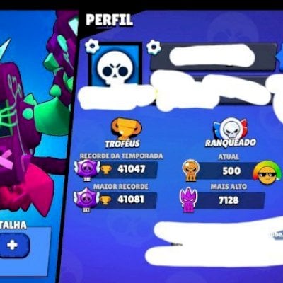 Conta Brawl stars, 2019, 41K de troféus